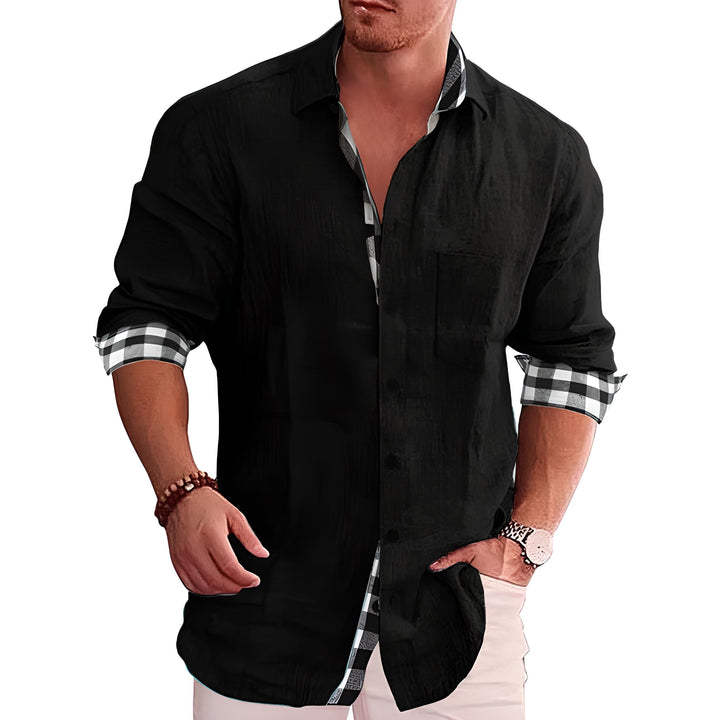 Elegantes Modernes Herren Hemd