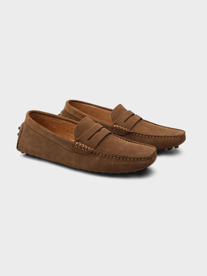 Elegante Wildleder Herren Bootsschuhe