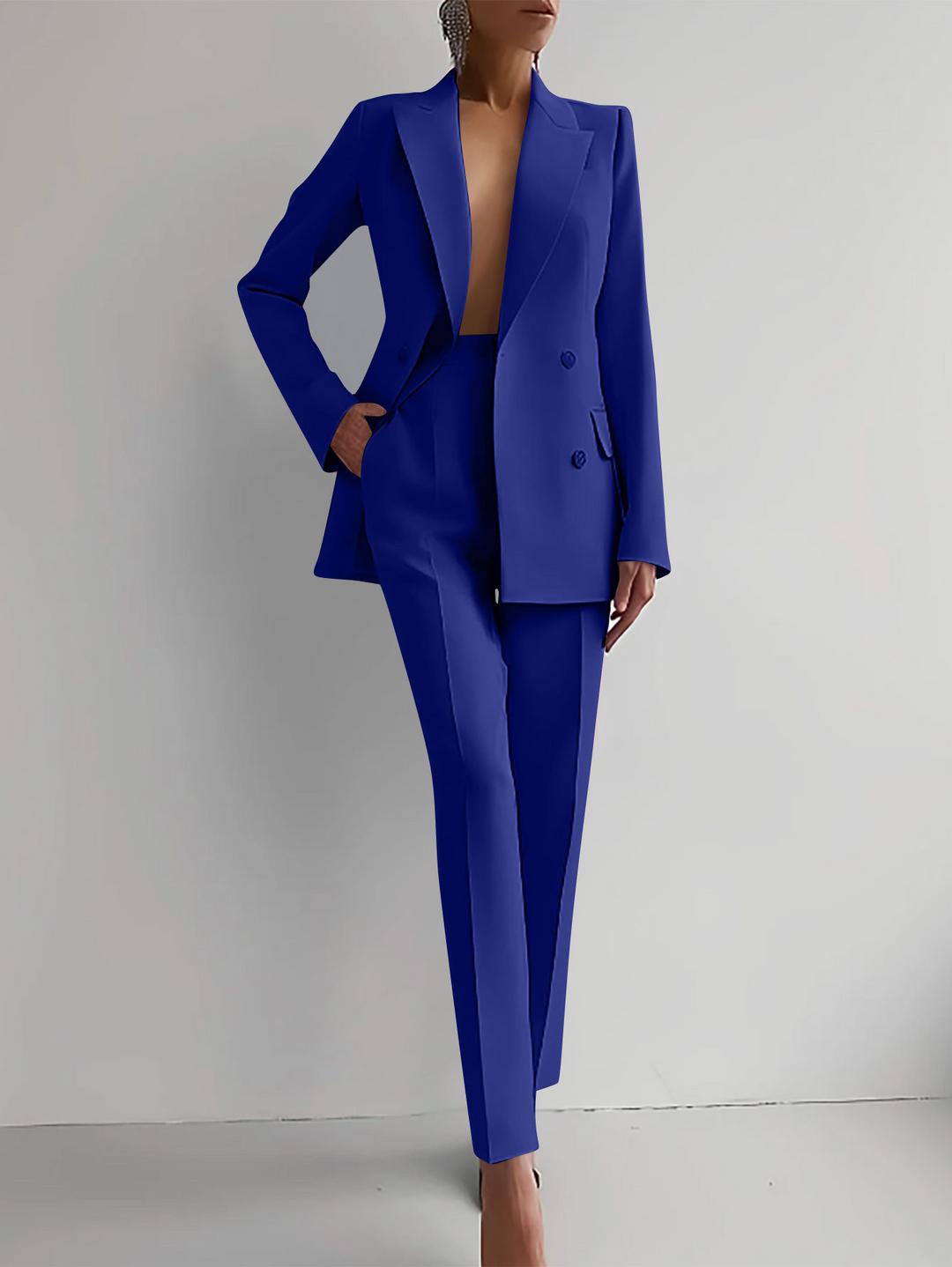 Elegantes Damen Blazer-Hosen-Set