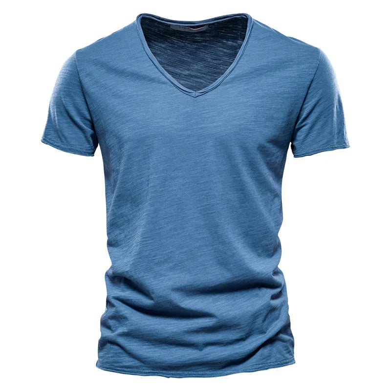 Atmungsaktives Leichtes Herren T-Shirt aus Baumwolle