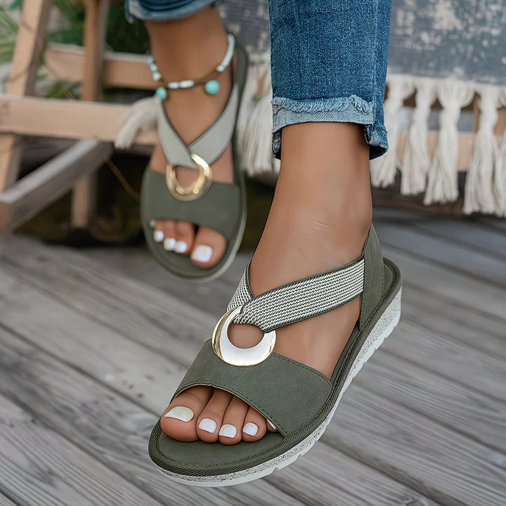 Ariana | Bequeme &amp; Stilvolle Flache Sandalen Damen – Atmungsaktiv und Rutschfest 4