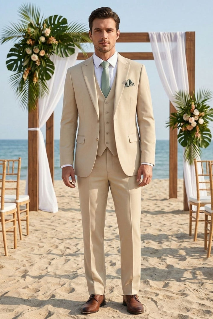Eleganter Dreiteiliger Herren Anzug