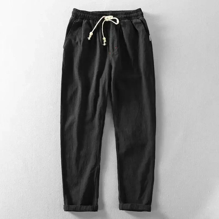 Elegante Leichte Herren Leinenhose