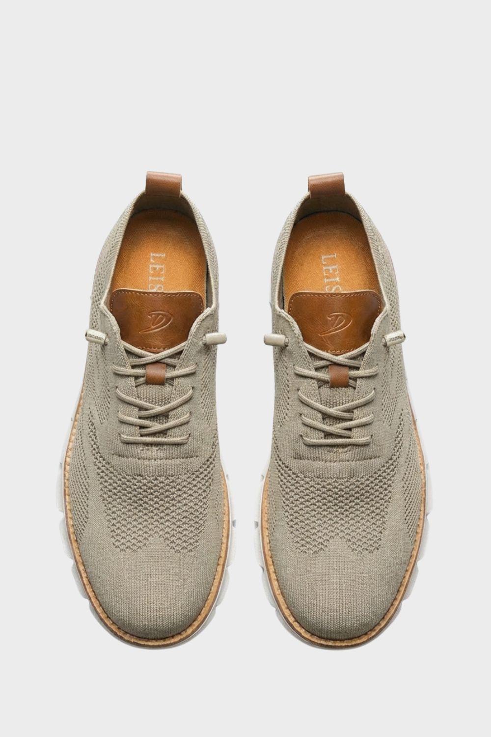 Atmungsaktive Leichte Herren Sneaker in Strickoptik