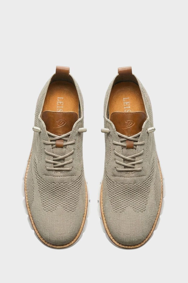 Atmungsaktive Leichte Herren Sneaker in Strickoptik