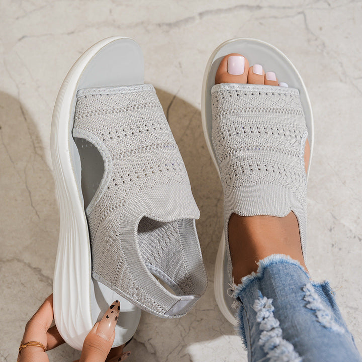 Bequeme Sommerliche Damen Komfort-Sandalen