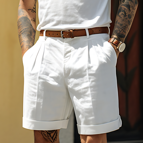 Elegante Lässige Herren Shorts aus Baumwolle