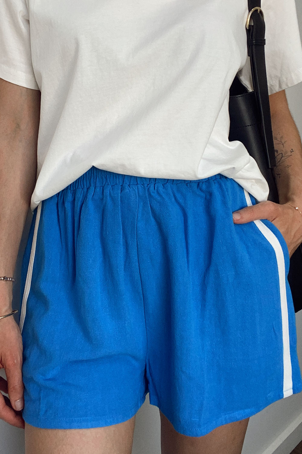 Courtney Leichte Damen Leinenshorts