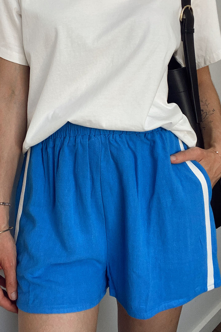 Courtney Leichte Damen Leinenshorts