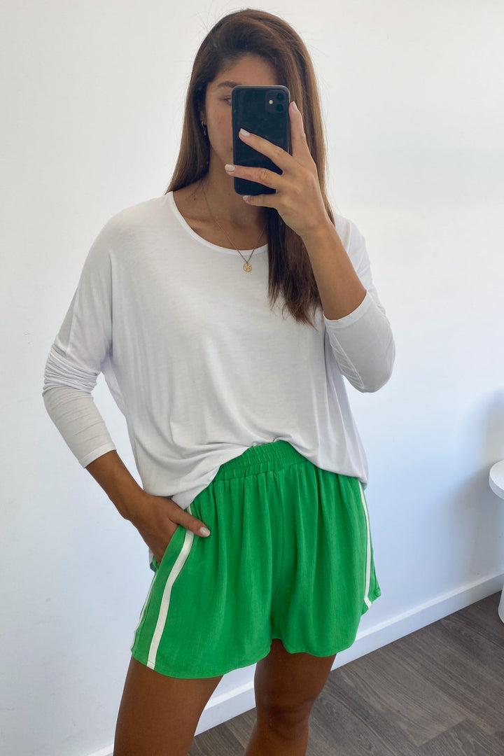 Courtney Leichte Damen Leinenshorts