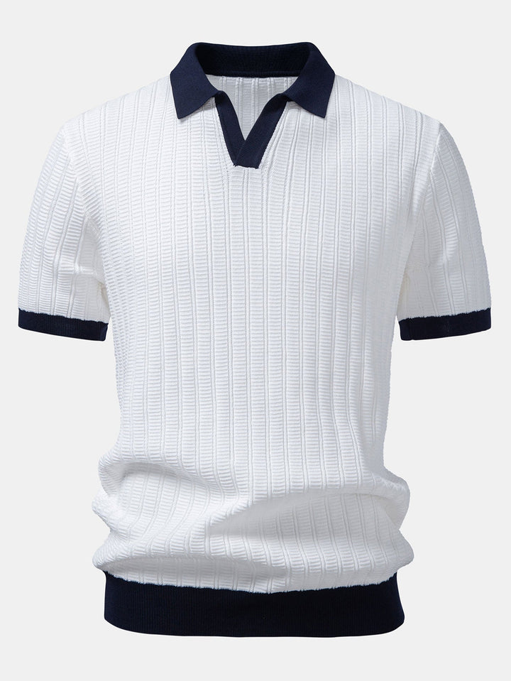 Elegantes Schickes Herren Polo &amp; Hosen Set