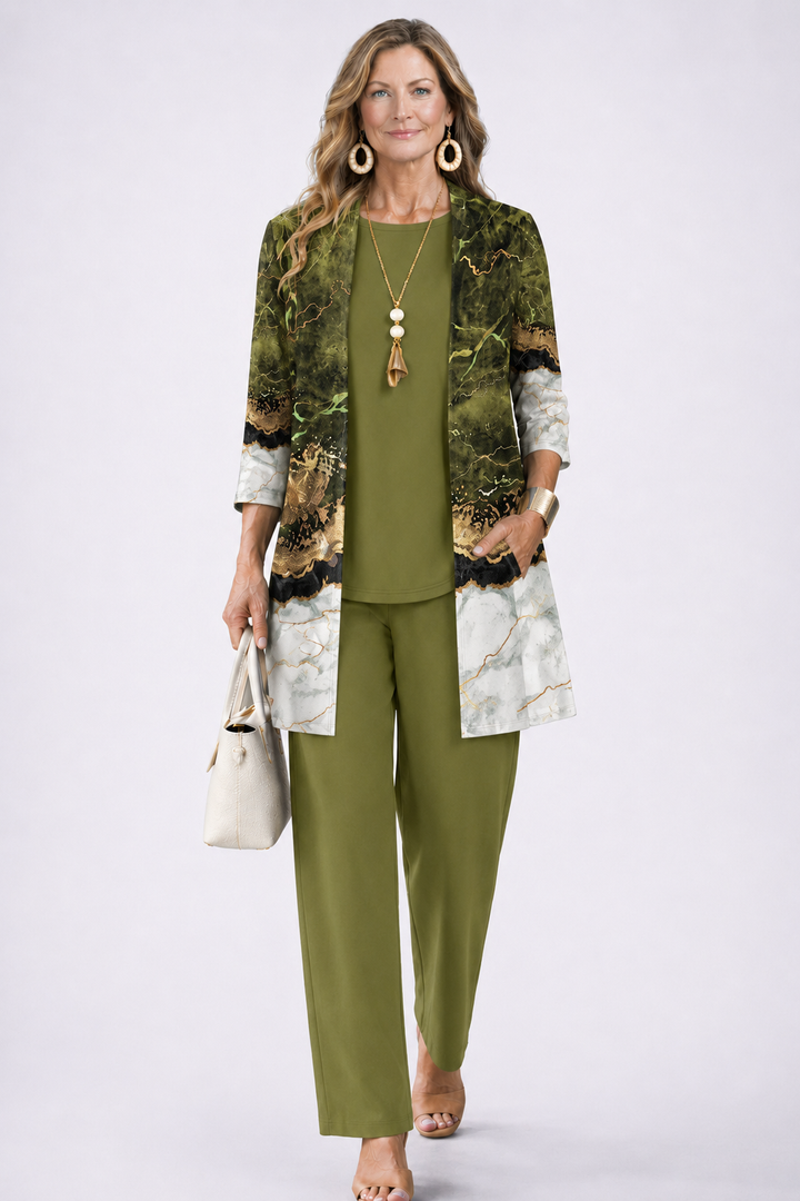 Elegantes 3-Teiliges Damen Set