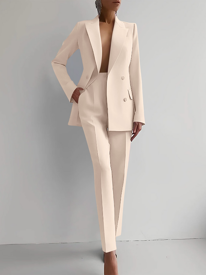 Elegantes Damen Blazer-Hosen-Set
