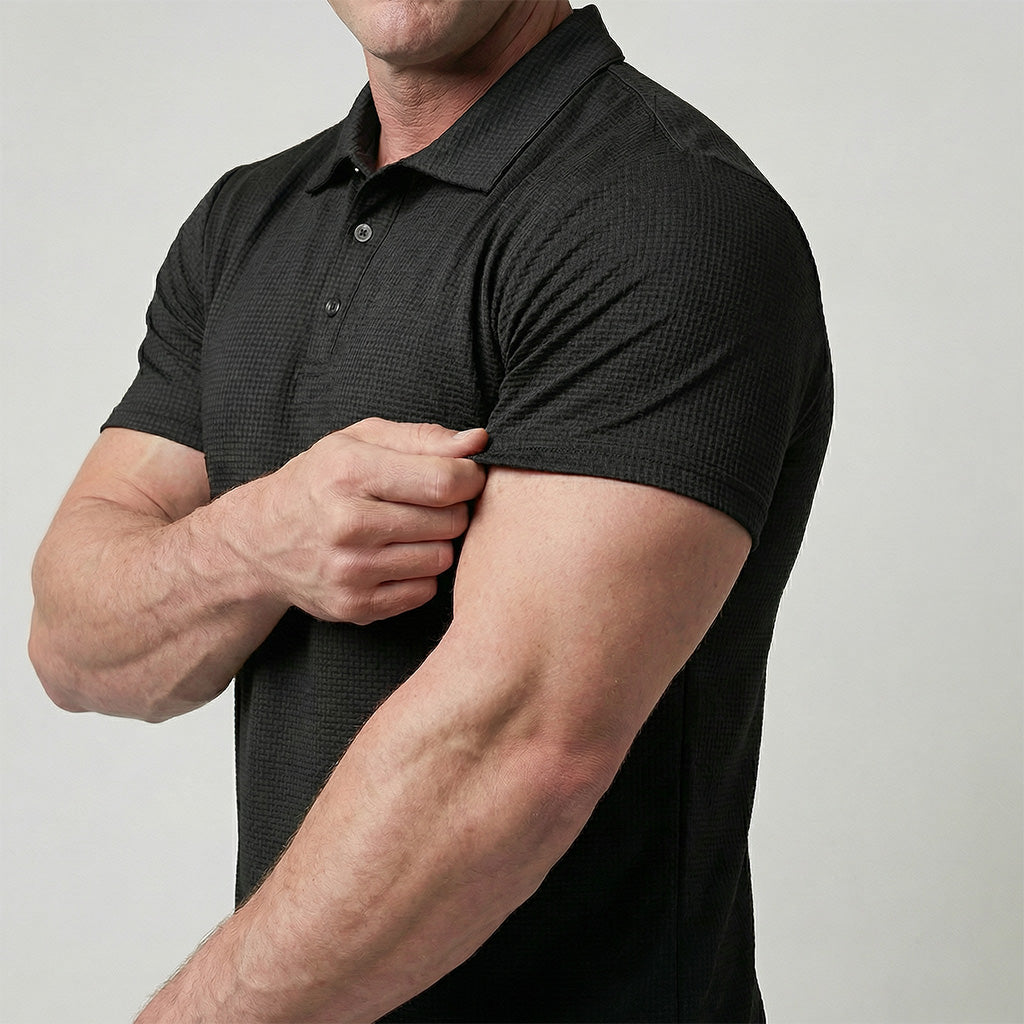 Bequemes Atmungsaktives Herren Poloshirt