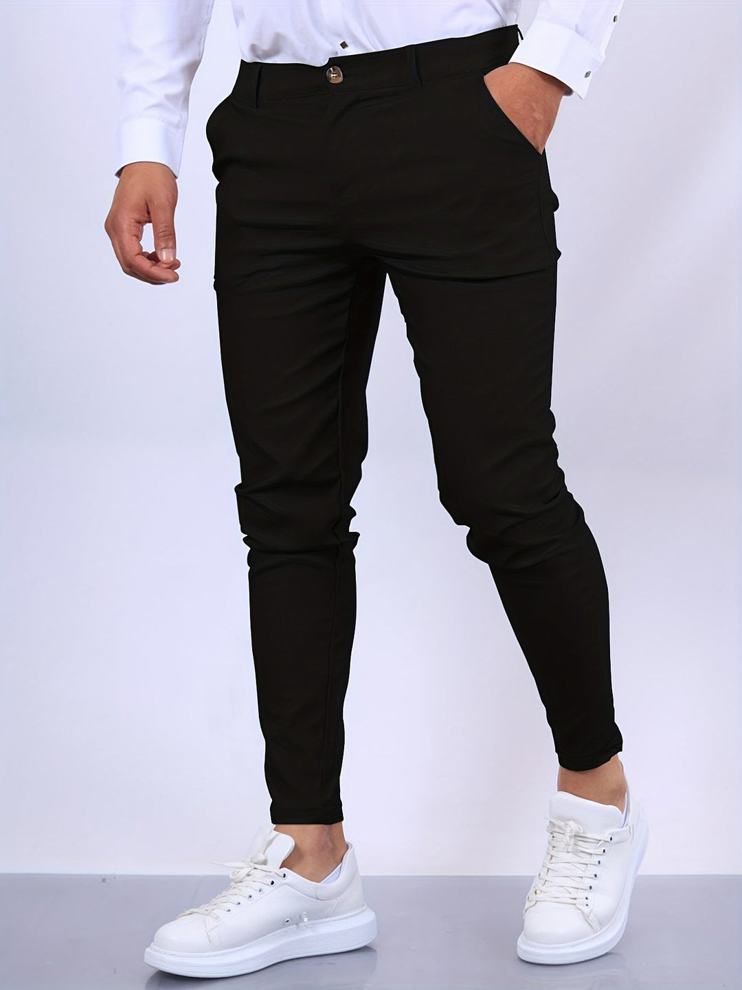 Elegante Slim Fit Herren Hose – Modernes Design
