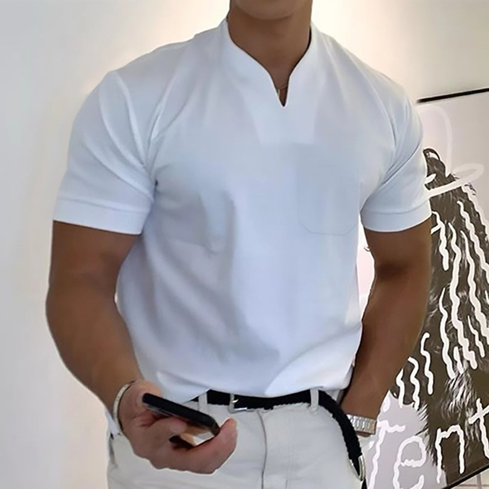 Sportliches Vielseitiges Herren T-Shirt Kurzarm