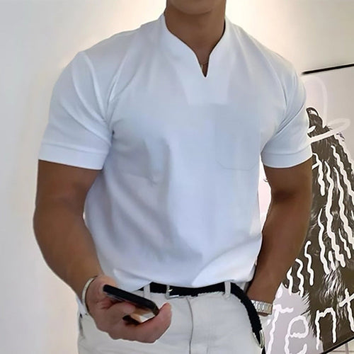 Sportliches Vielseitiges Herren T-Shirt Kurzarm
