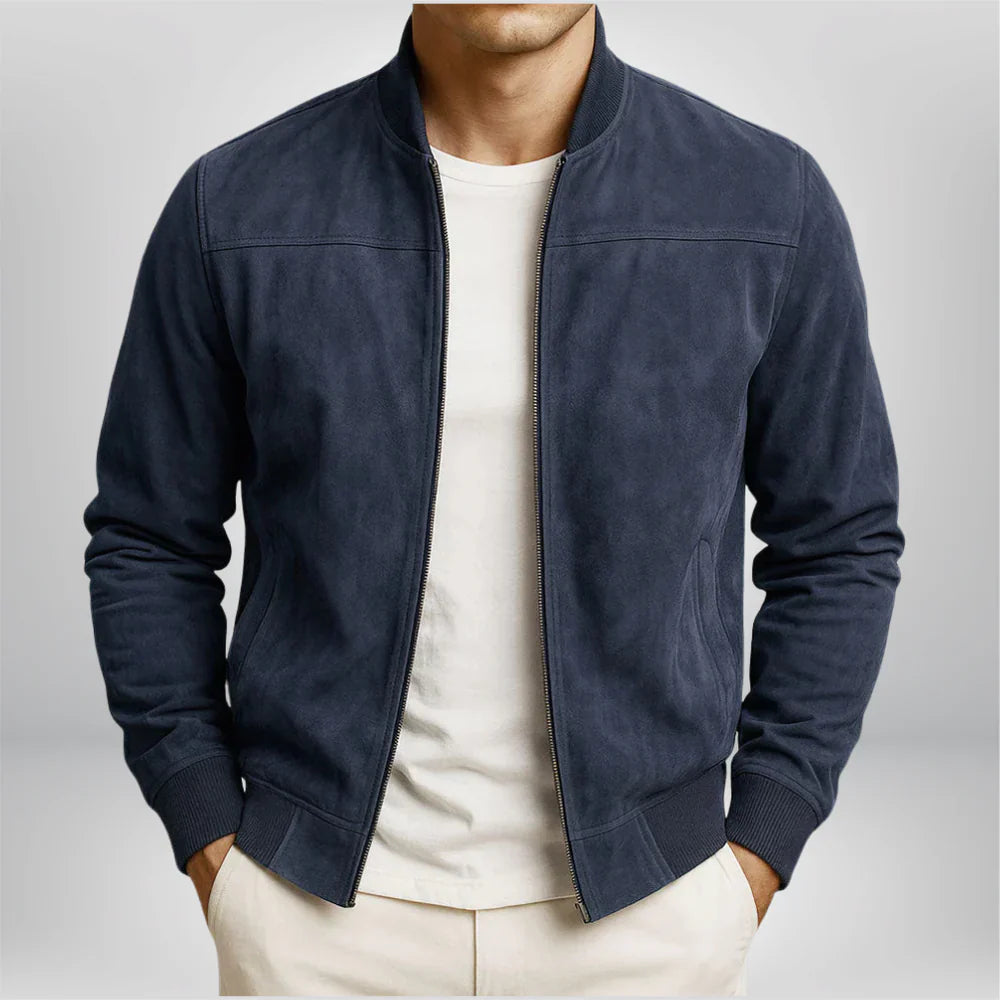 Elegante Herren Lederjacke