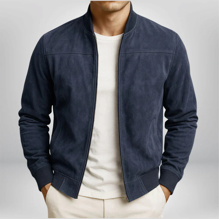 Elegante Herren Lederjacke