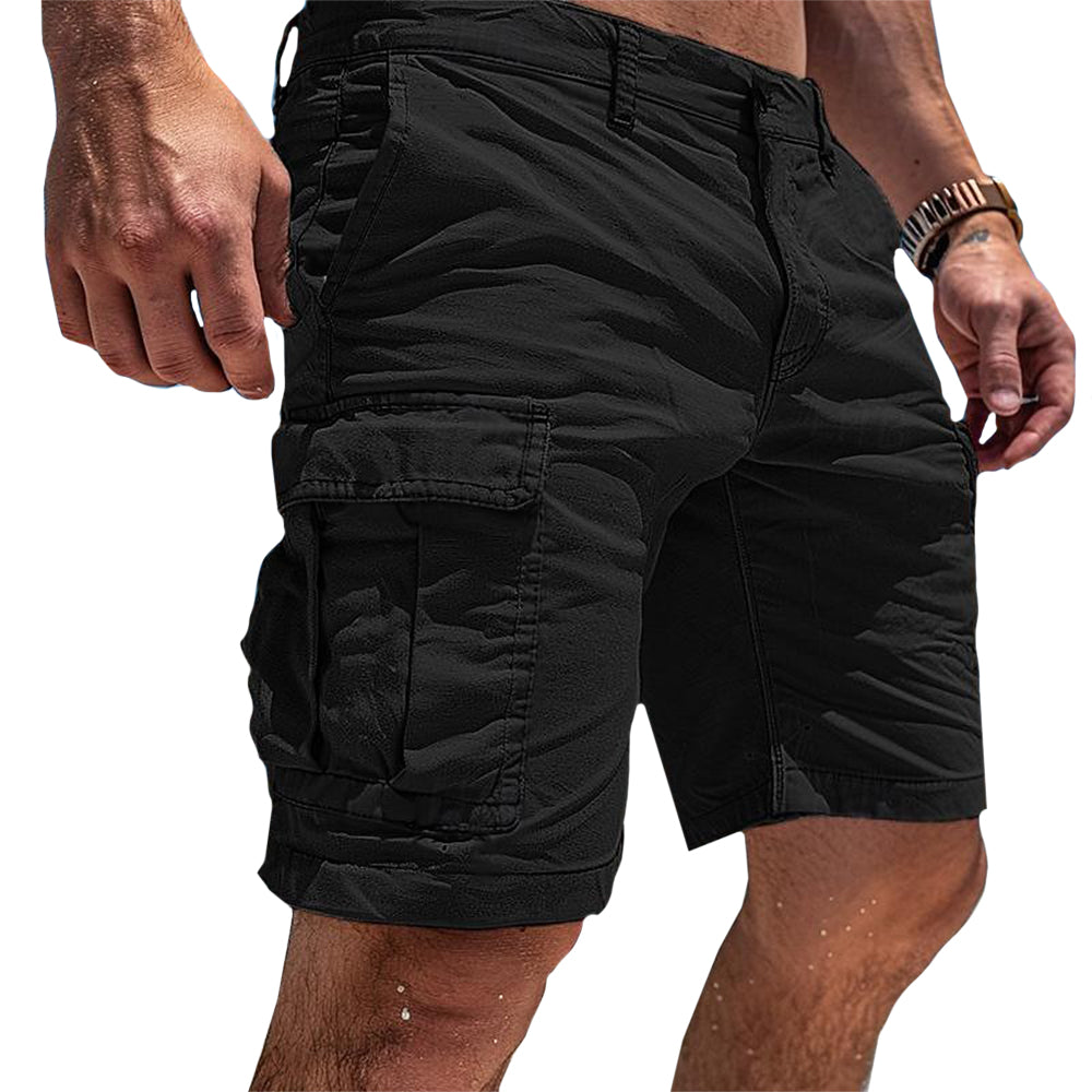 Caden | Strukturierte, Bequeme &amp; Funktionale Cargo Shorts Herren 3