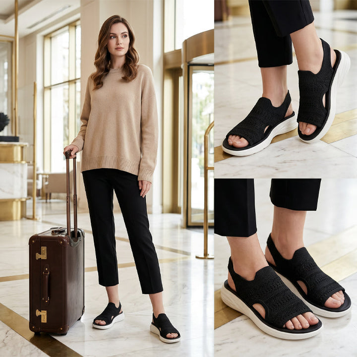 Bequeme Sommerliche Damen Komfort-Sandalen