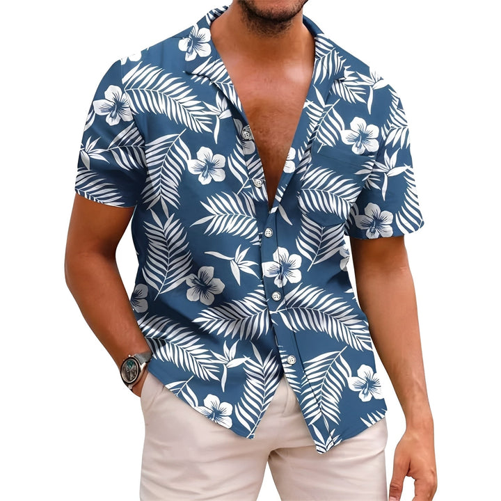 Sommerliches Tropisches Herren Hemd