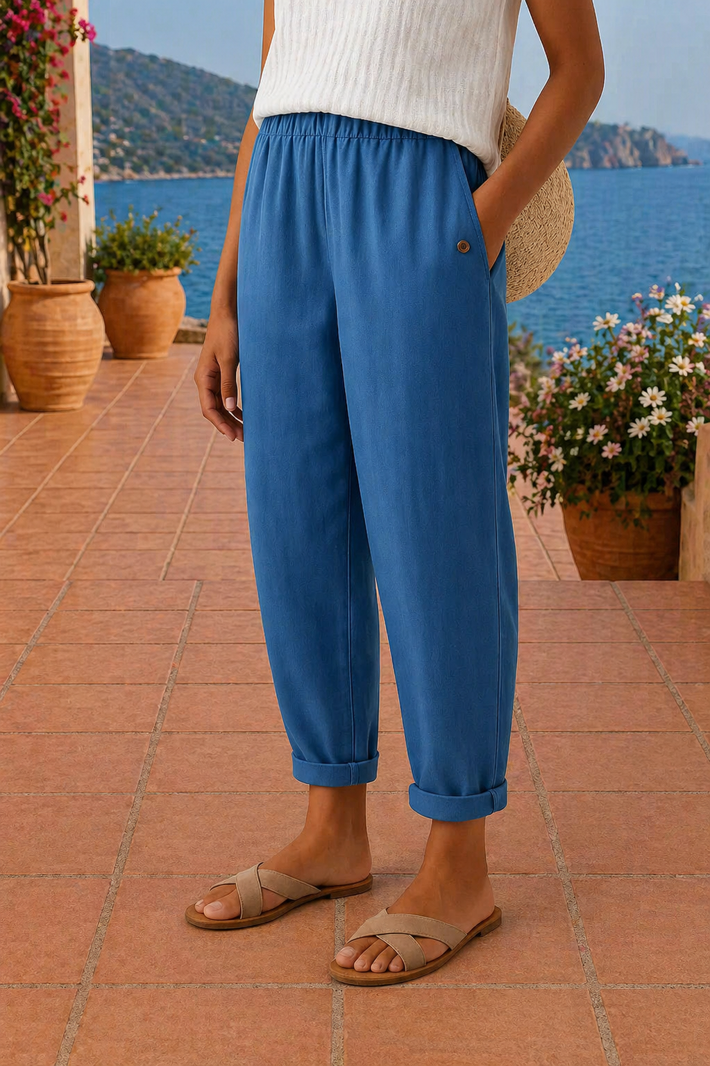 Elysia | Luftige, Atmungsaktive Stoffhose Damen – Bequemer Schnitt für Stilvolle Looks 2