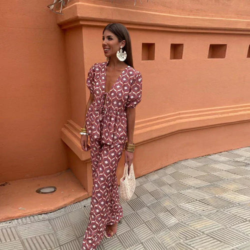 Stylisches Damen Zweiteiler-Sommeroutfit