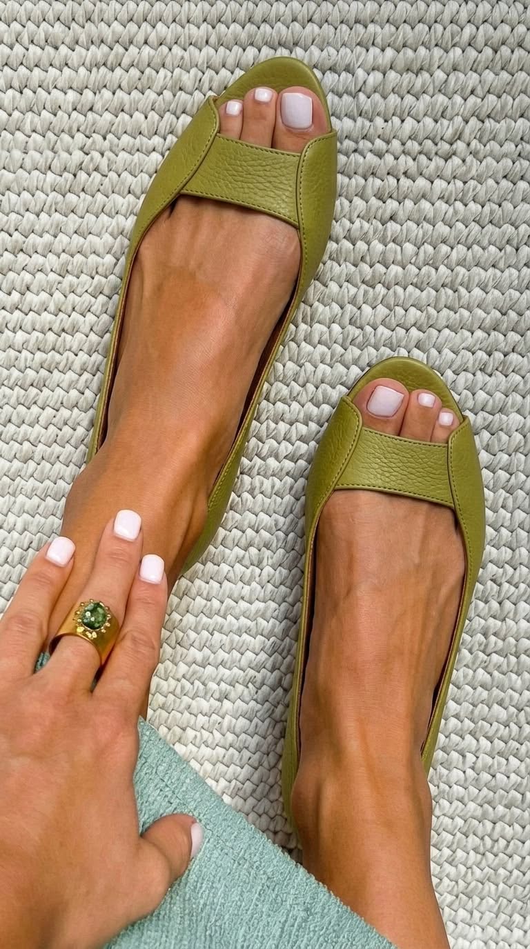 Elegante Flache Damen Sandalen
