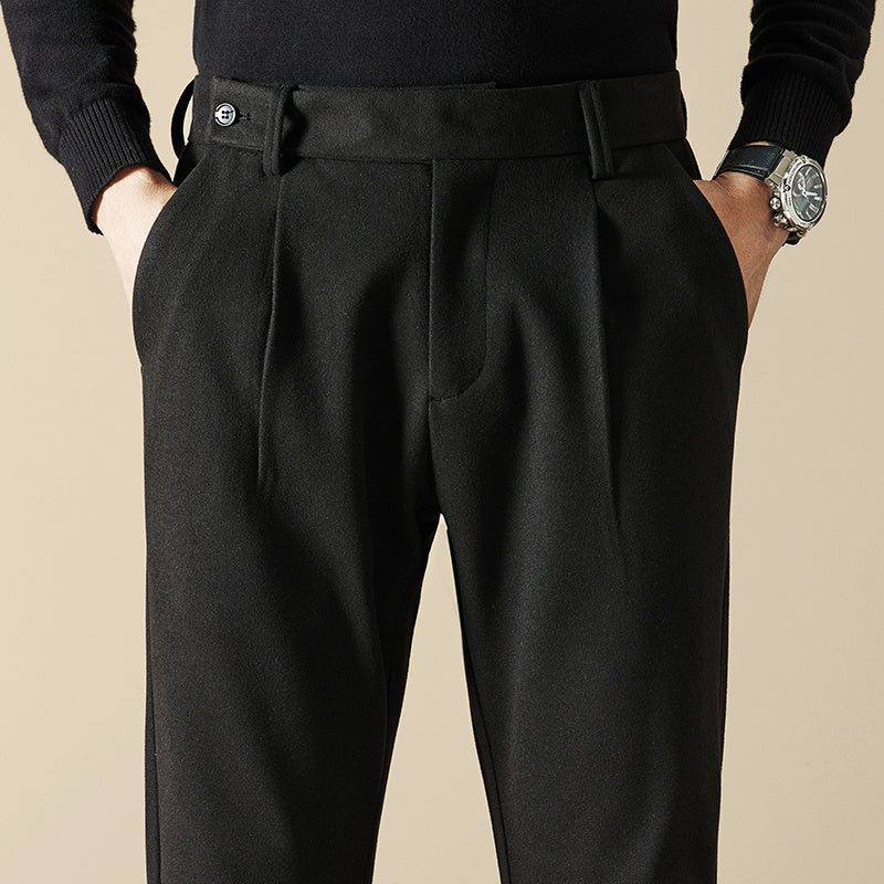 Klassische Herren Stoffhose aus Wollmischung