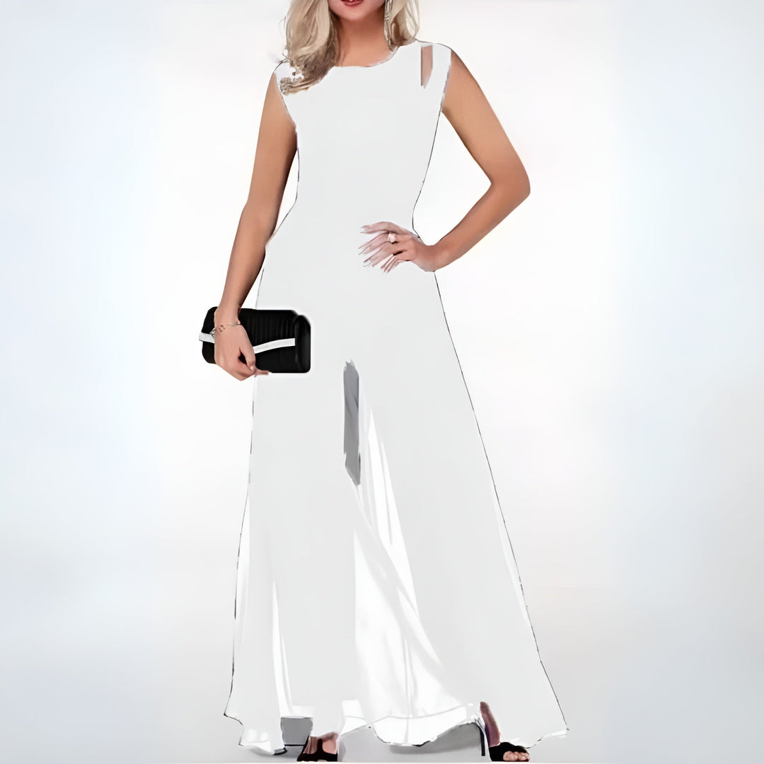 Eleganter Ärmelloser Damen Jumpsuit