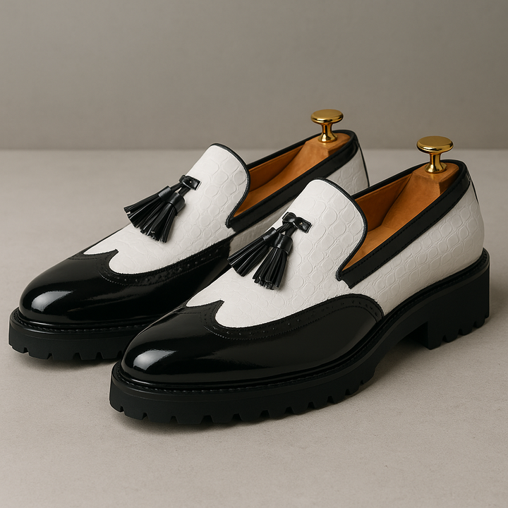 Elegante Klassische Herren Leder-Loafer