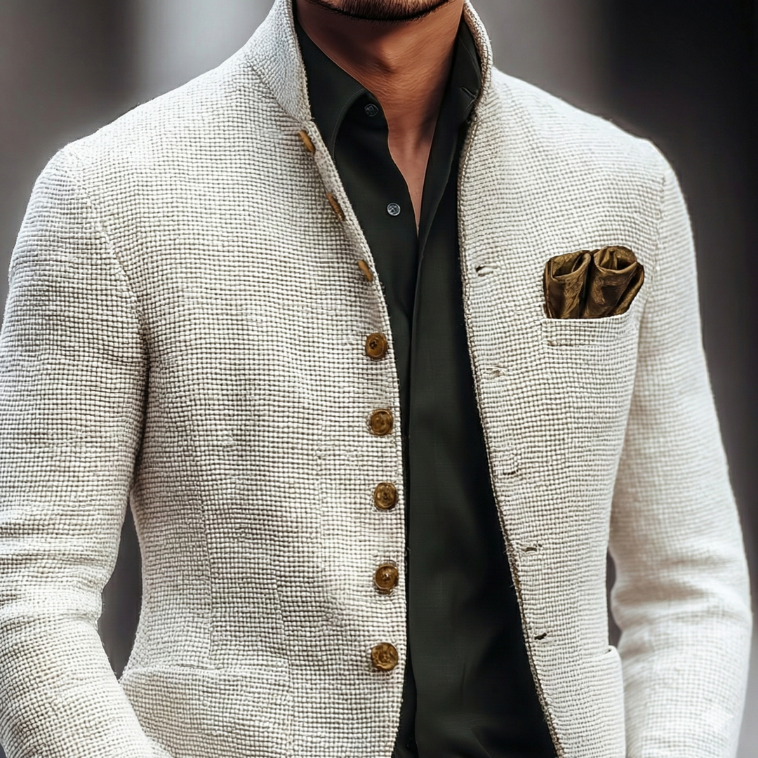 Eleganter Herren Cardigan mit Knopfleiste