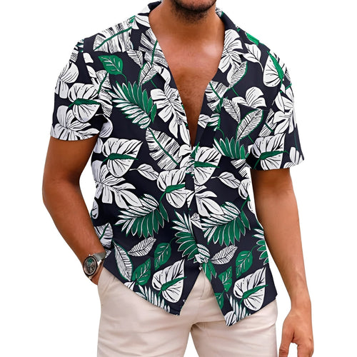 Sommerliches Tropisches Herren Hemd