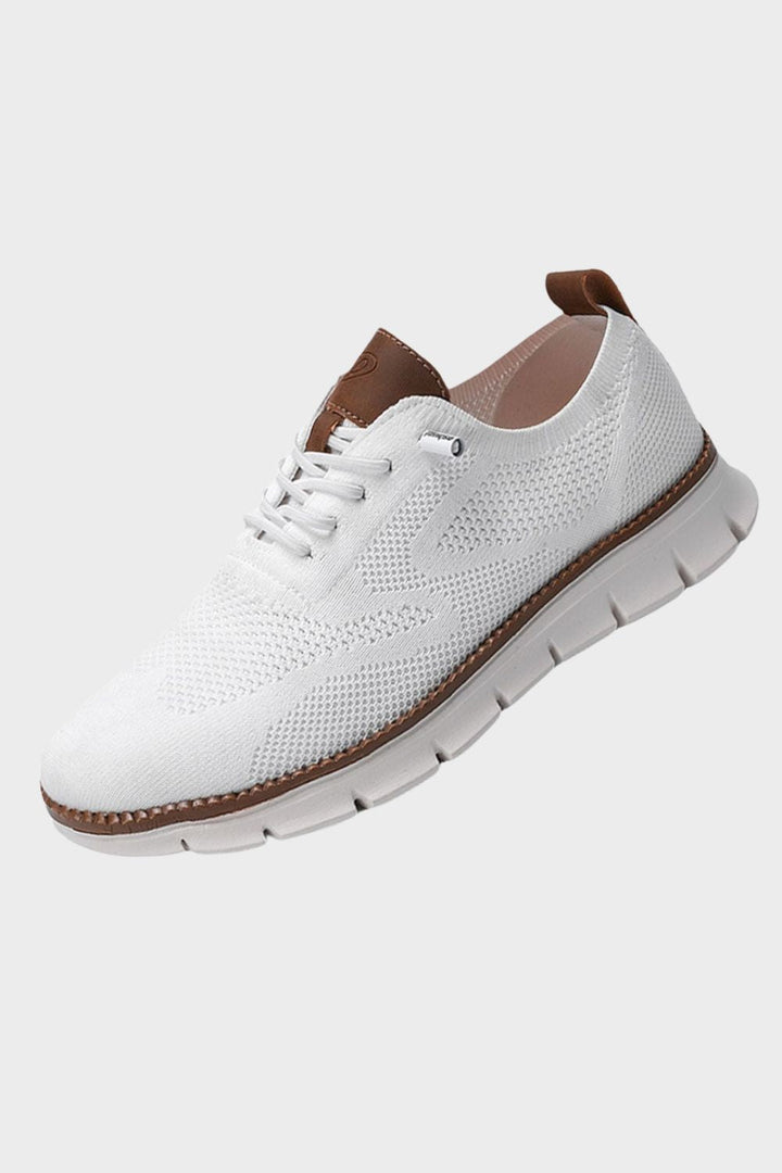 Atmungsaktive Leichte Herren Sneaker in Strickoptik