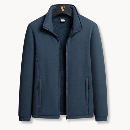 Bequeme Herren Komfortjacke mit Reißverschluss