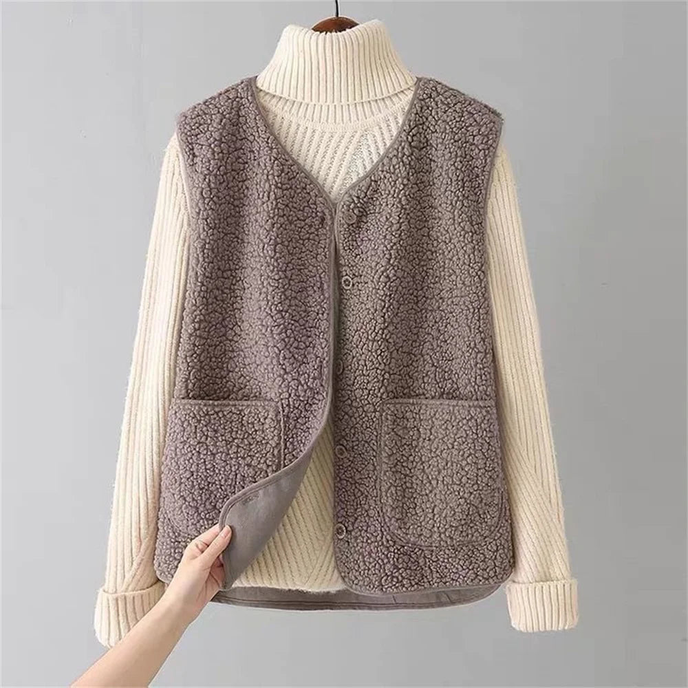 Farah Warme Elegante Damen Weste