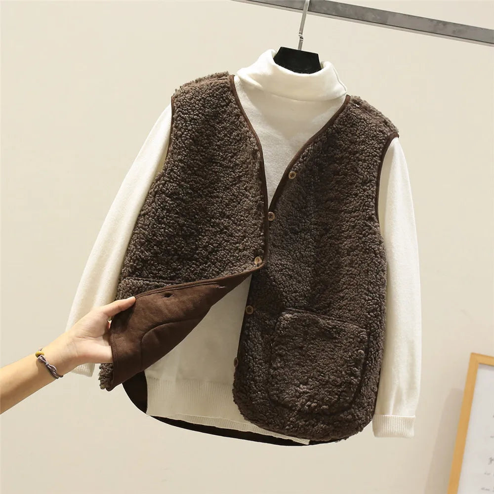 Farah Warme Elegante Damen Weste