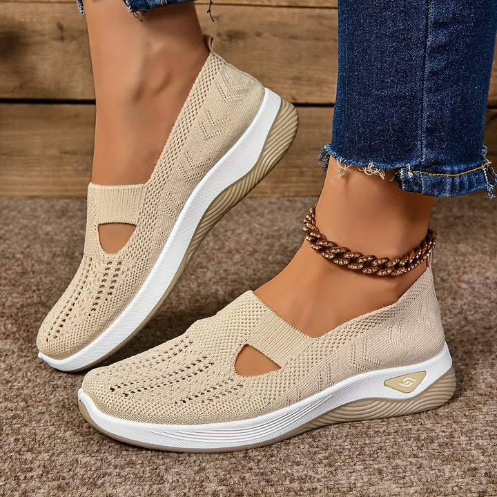 Bequeme Ergonomische Damen Slip-On Komfortschuhe