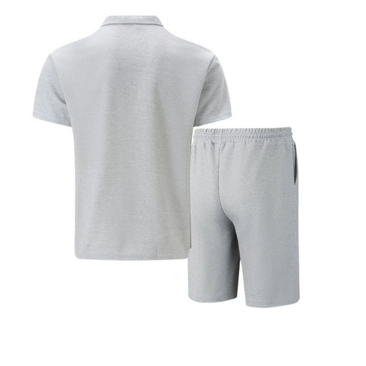 Lässiges Sommer Herren Polo-Shorts-Set