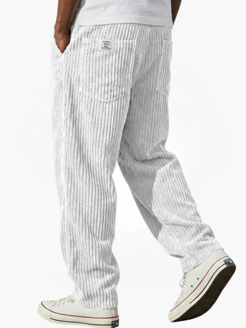 Lässige Herren Cordhose mit Kordelzug