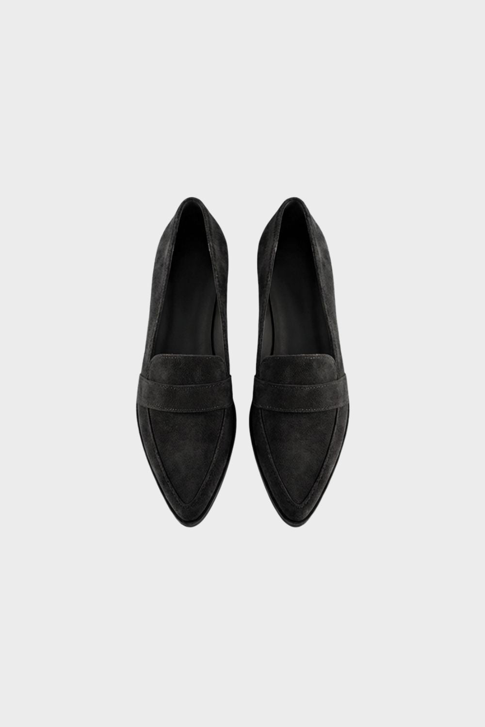 Elegante Damen Slipper mit Blockabsatz aus Wildleder