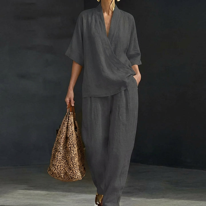 Elegantes Sommerliches Damen Zweiteiler-Set