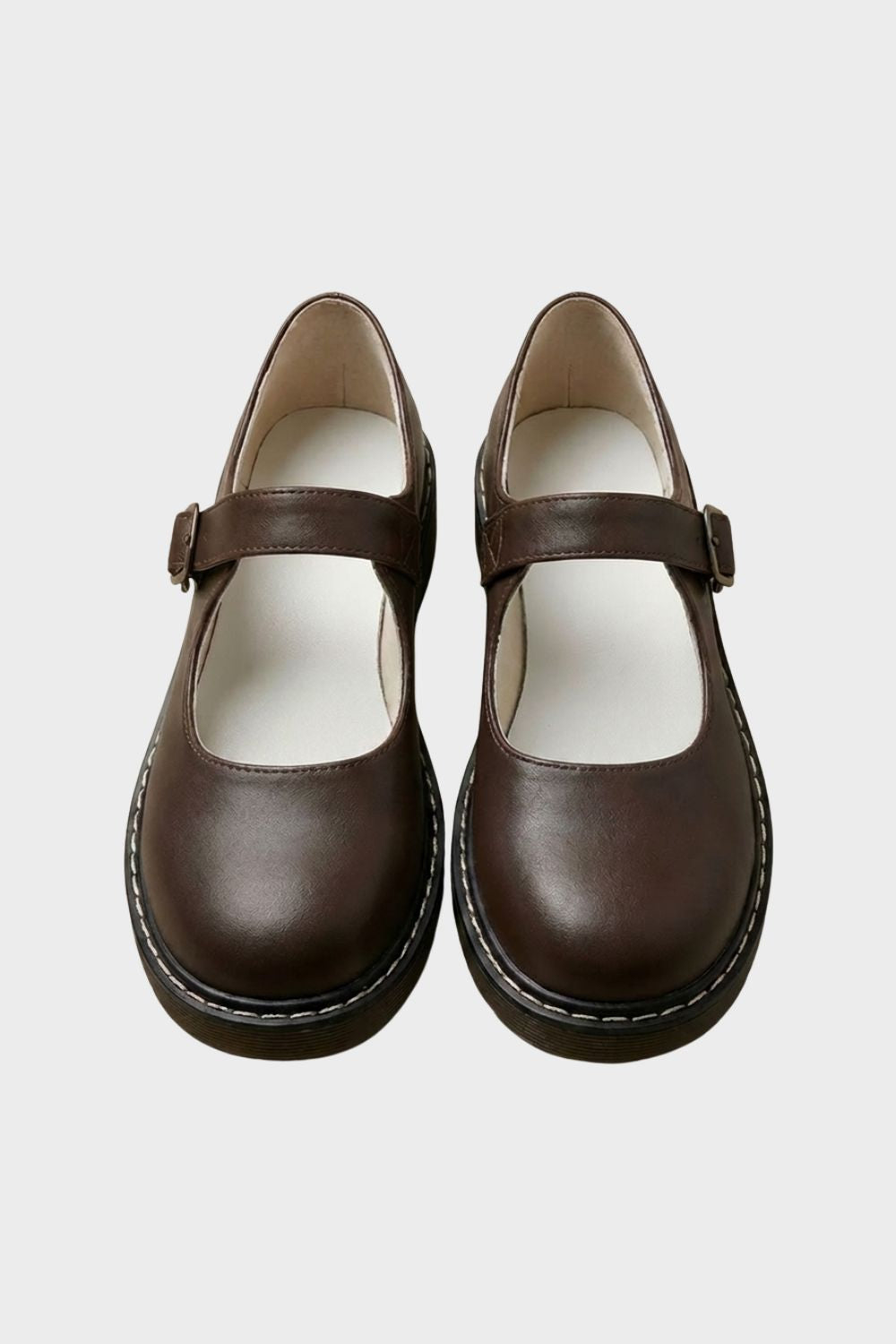 Klassische Damen Ballerinas mit Riemen und Schnalle