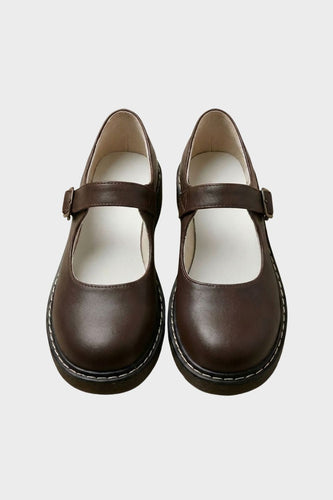 Klassische Damen Ballerinas mit Riemen und Schnalle