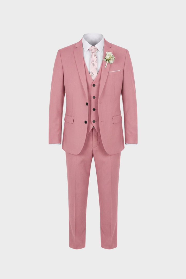 Eleganter 3-Teiliger Herren Anzug mit Weste
