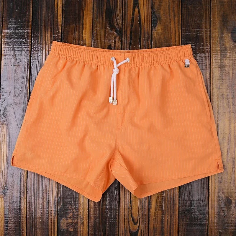 Modische Gestreifte Herren Badeshorts