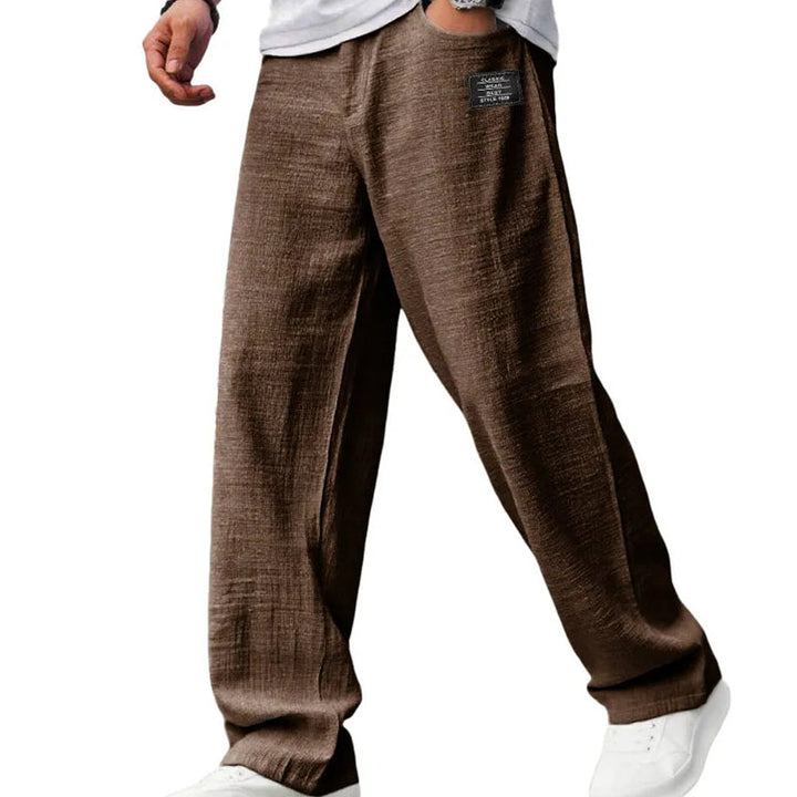 Leichte Herren Hose mit Geradem Bein