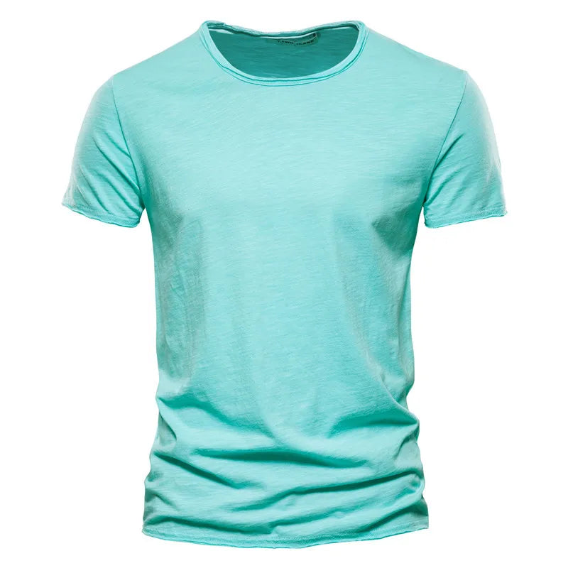 Weiches Atmungsaktives Herren T-Shirt aus Baumwolle