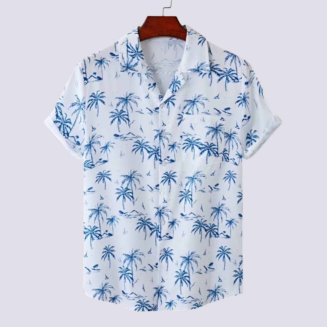 Sommerliches Lässiges Herren Hawaii-Hemd